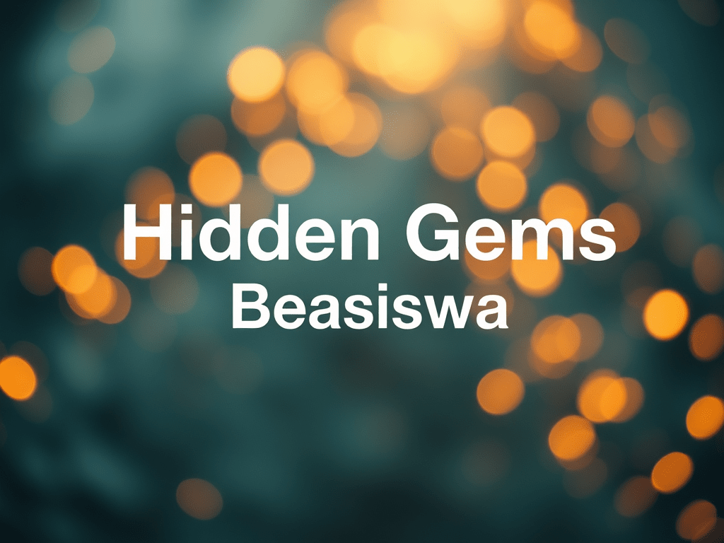 Hidden Gems Beasiswa